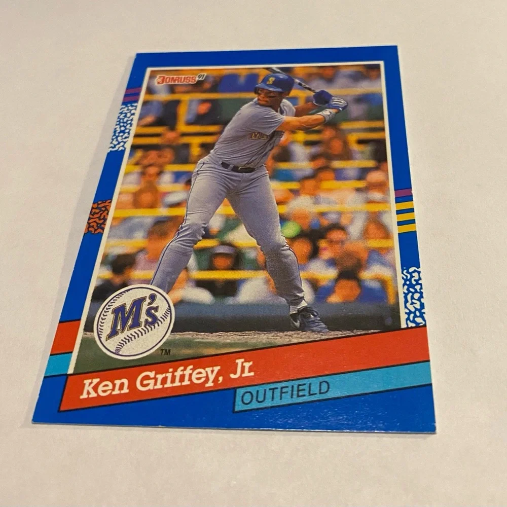 Ken Griffey Jr. 1991 Donruss Baseball Card #77 Vintage Collectible